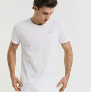 C-neck t-shirt 2-pack Hvit