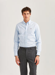Watts Flannel Shirt, Light Blue Lyseblå