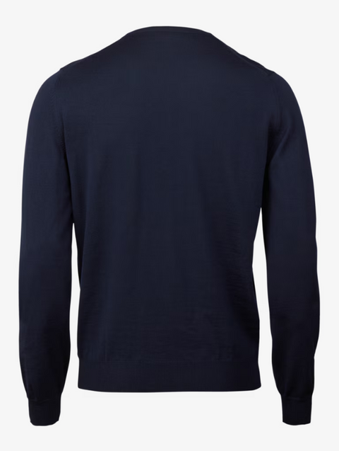 Knitted VN merino wool Marine