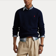 Cotton CN Sweater Marine