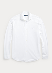 Polo LS Jersey Sport Shirt Hvit
