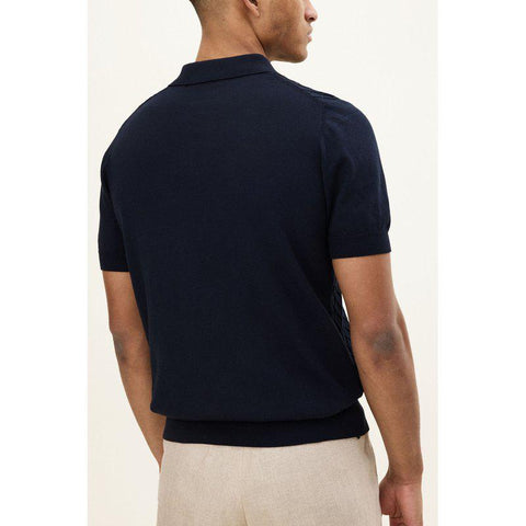 Mirza Poloshirt SS Mørkeblå