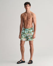 Hawaii Print Swim Shorts Turkis