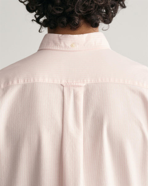 Reg. Oxford Banker Stripe Rosa