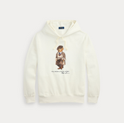 Bear Hood Sweatshirt Hvit