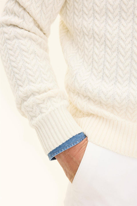 Francesco Roundneck Hvit