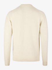 Sweather knitted crew neck merino Off-White