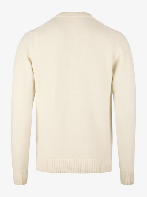 Sweather knitted crew neck merino Off-White