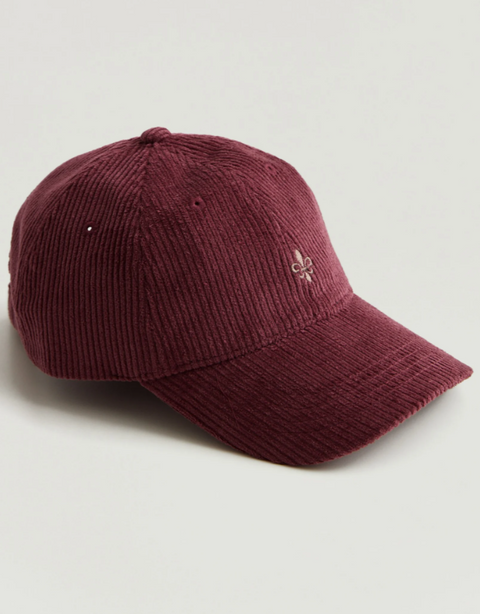 Lily Cord Cap Rød