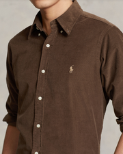 Sport Shirt Slim Brun