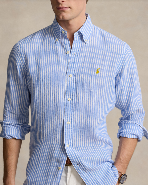 Striped Linen Shirt Striper
