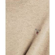 Superfine Lambswool Crew Khaki