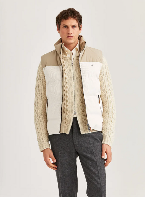 Catton Puffer Vest, Off-white Off-White