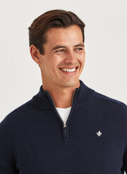 New Hertford Half Zip, 60 Marine