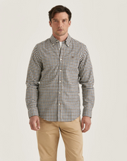 Watts Flannel check shirt, Brun Brun