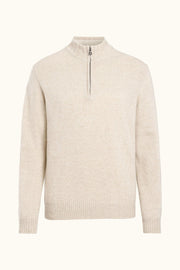 Paul Half Zip Beige