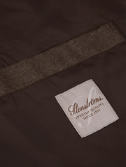 Vest zip Alcantara wool Brun
