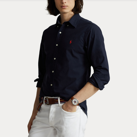 Shirt Oxford Custom, Navy Marine