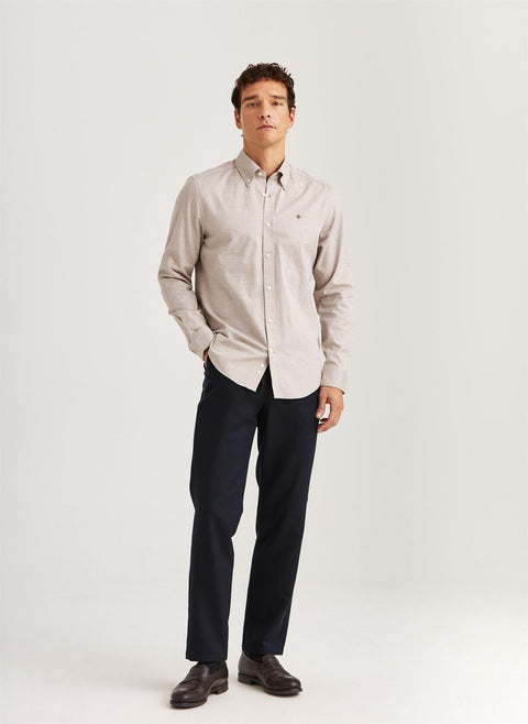 Watts Flannel Shirt, Khaki Khaki