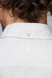 Washed Linen Shirt Beige