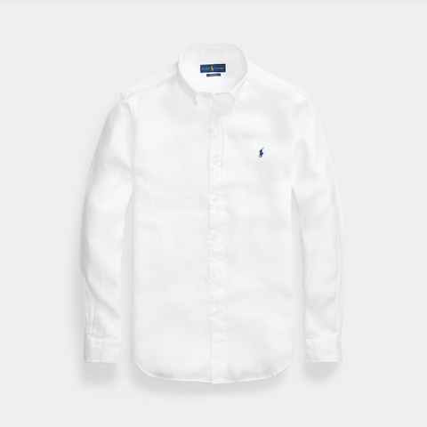 Linen Sport Shirt Hvit