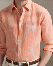 Stripe shirt, Orange Oransje