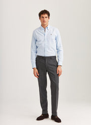 Watts Flannel Shirt, Light Blue Lyseblå
