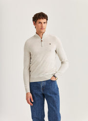 Merino John Zip, offwhite