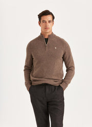New Hertford Half Zip, 84 Brun
