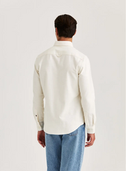 Soft lama shirt, classic fit Off-White