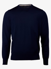 Merino CN With Patch, Navy Marine