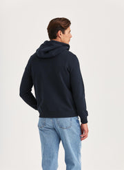 Brandon Lily zip hood Mørkeblå