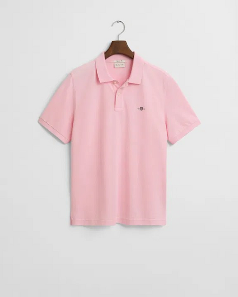 Reg Shield SS Pique Polo Lys Rosa