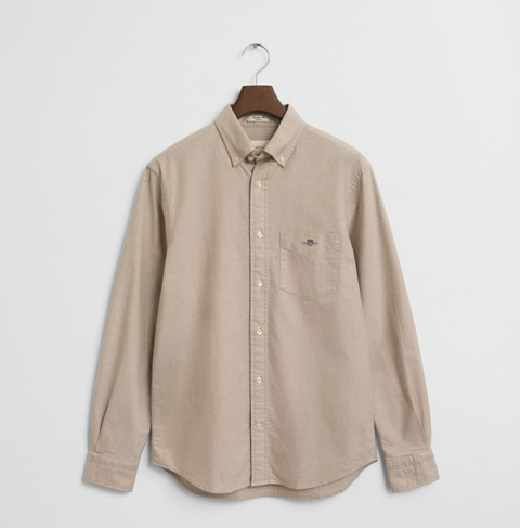 Reg Classic Oxford Shirt Khaki