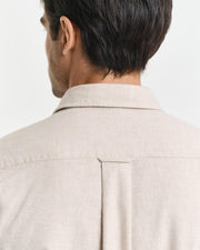 Reg Flannel melert Beige