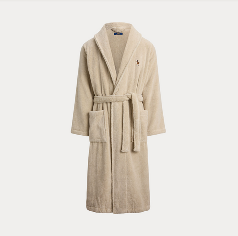 Shawl lounge Robe Khaki