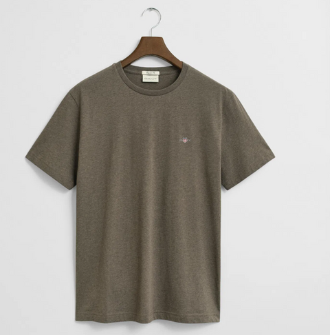 Regular Shield T-shirt, 290 Brun