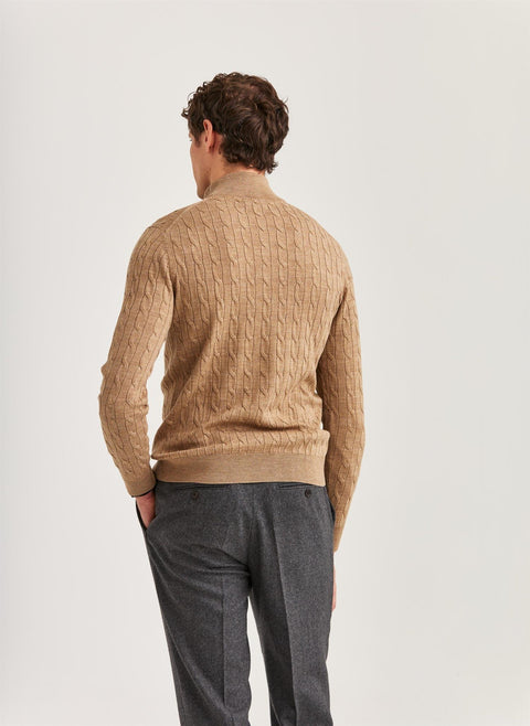 Merino Cable John Zip, 08 Camel