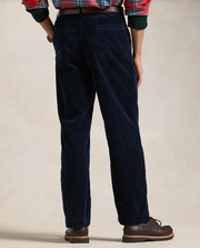 Classic Fit Pleated Corduroy Pant Marine