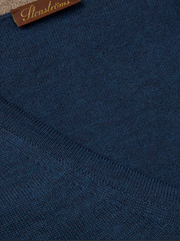 Knitted VN merino wool Blå