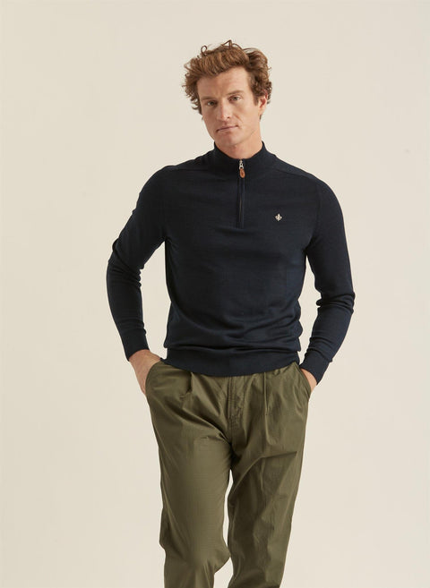 Merino John Zip Marine