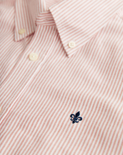 Douglas Oxford stripe shirt Oransje