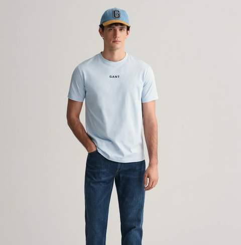 Regular Gant Jeans Blå