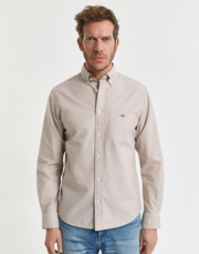 Reg Classic Oxford Shirt Khaki