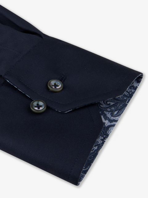 Regular Shirt Navy C75 RC Mørkeblå