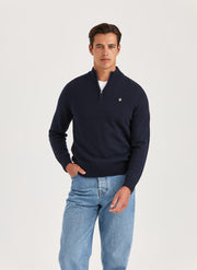 New Hertford Half Zip, 60 Marine