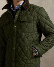 Insulated- shirt jacket Grønn