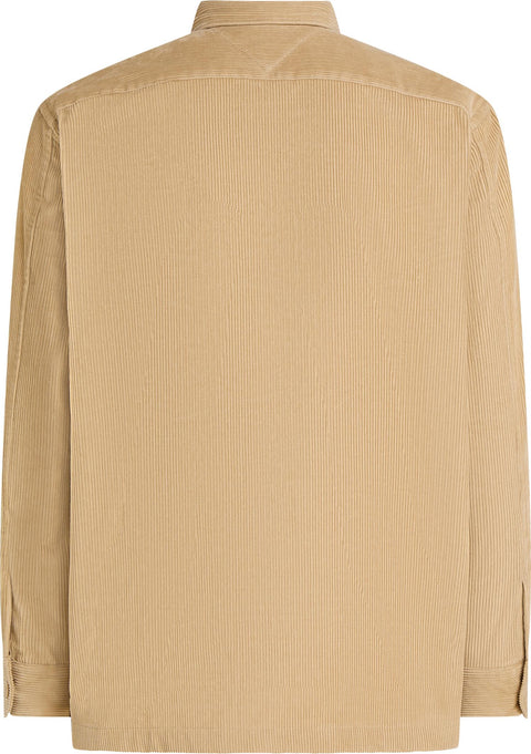 CORDUROY OVERSHIRT, GOLD Beige