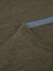 Merino Sweater With Patch Grønn