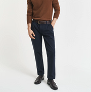 SLIM COMFORT SUPER CHINOS Mørkeblå
